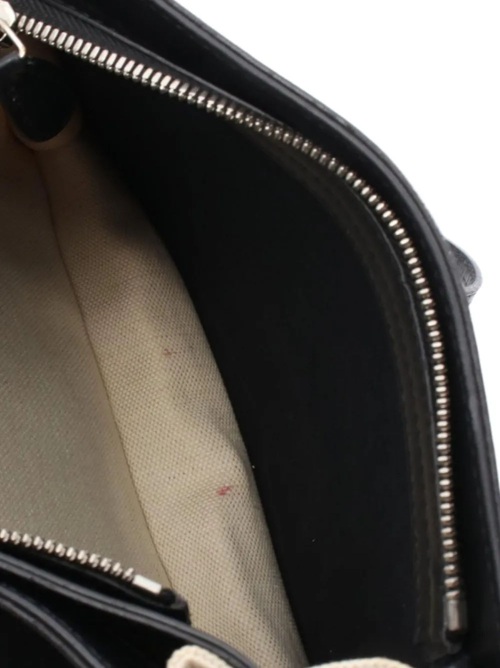 Pre-owned Balenciaga 2000s Leather-trimmed Shoulder Bag In Neutral