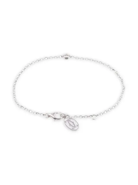 Cartier 2010s 18K white gold Damour SM diamond bracelet
