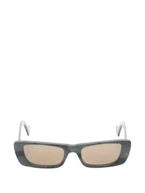 Gucci Pre-Owned نظارة شمس بإطار مستطيل من عقد 2020
