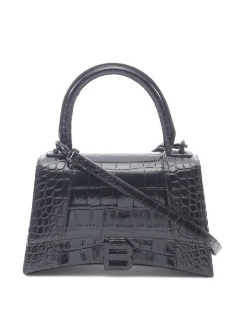 Balenciaga Pre-Owned 2010s crocodile-embossed Hour Glass handbag
