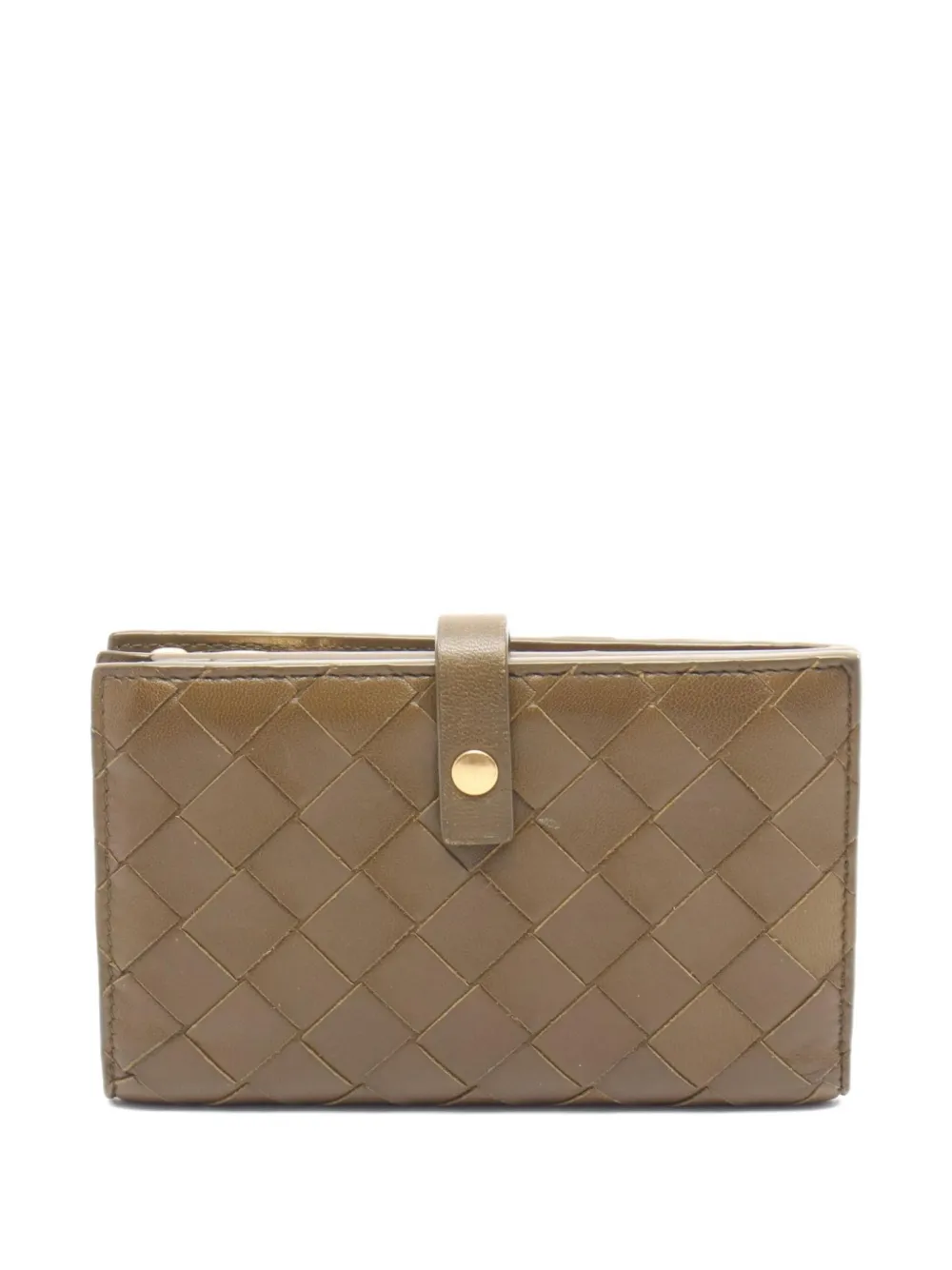 Bottega Veneta Pre-Owned 2000s Intrecciato leather wallet | Green | Image 1