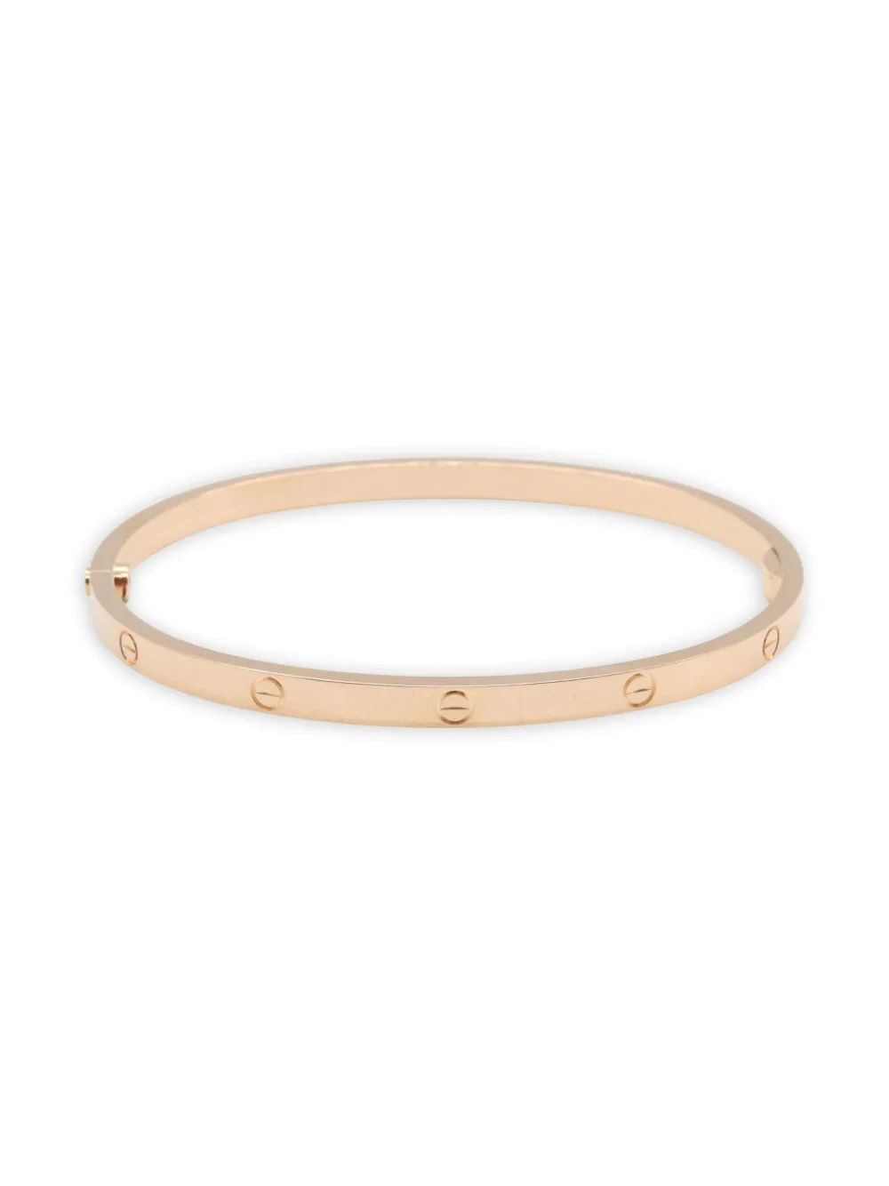 Cartier 2010s 18K Love Breath SM rose gold screw bracelet | Pink | Image 1