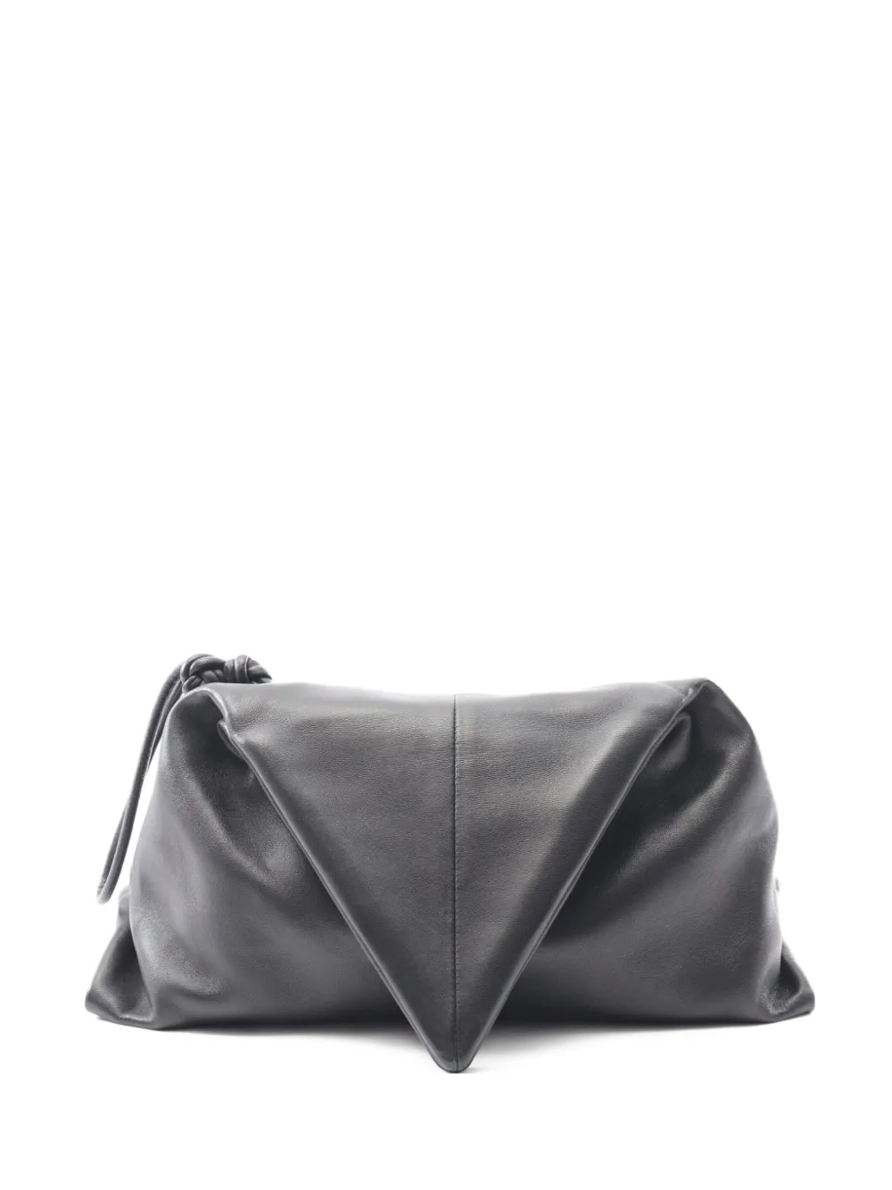 Bottega Veneta Pre-Owned 2010s Trine triangle-flap clutch bag | Black | Image 1