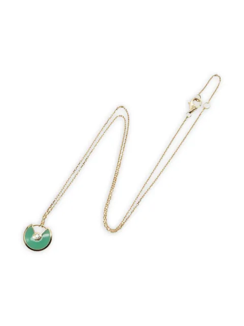 Cartier 18K yellow gold Amulet De Cartier diamond necklace