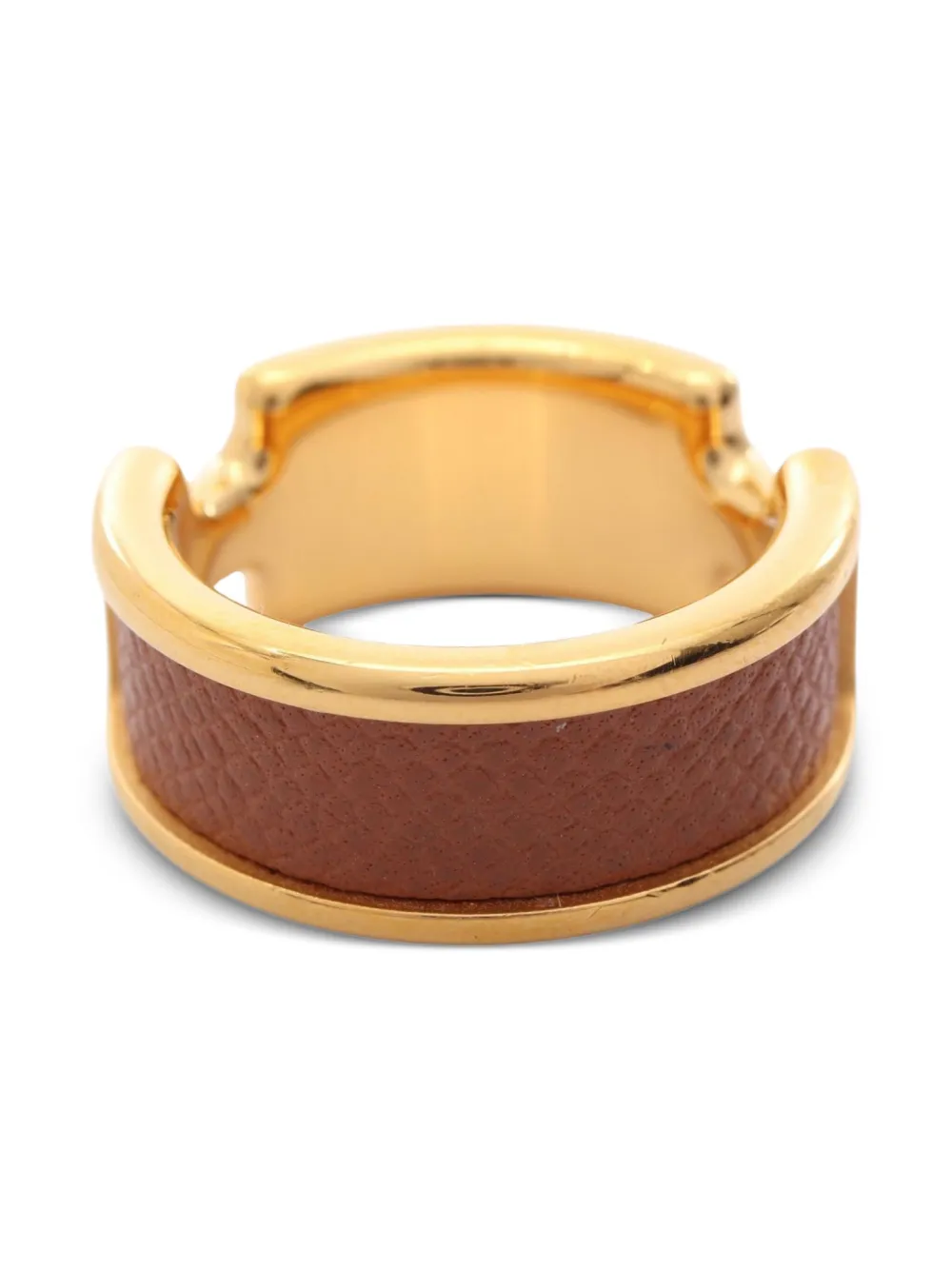 Pre-owned Hermes 10s Olymp Pm Ring In Gold