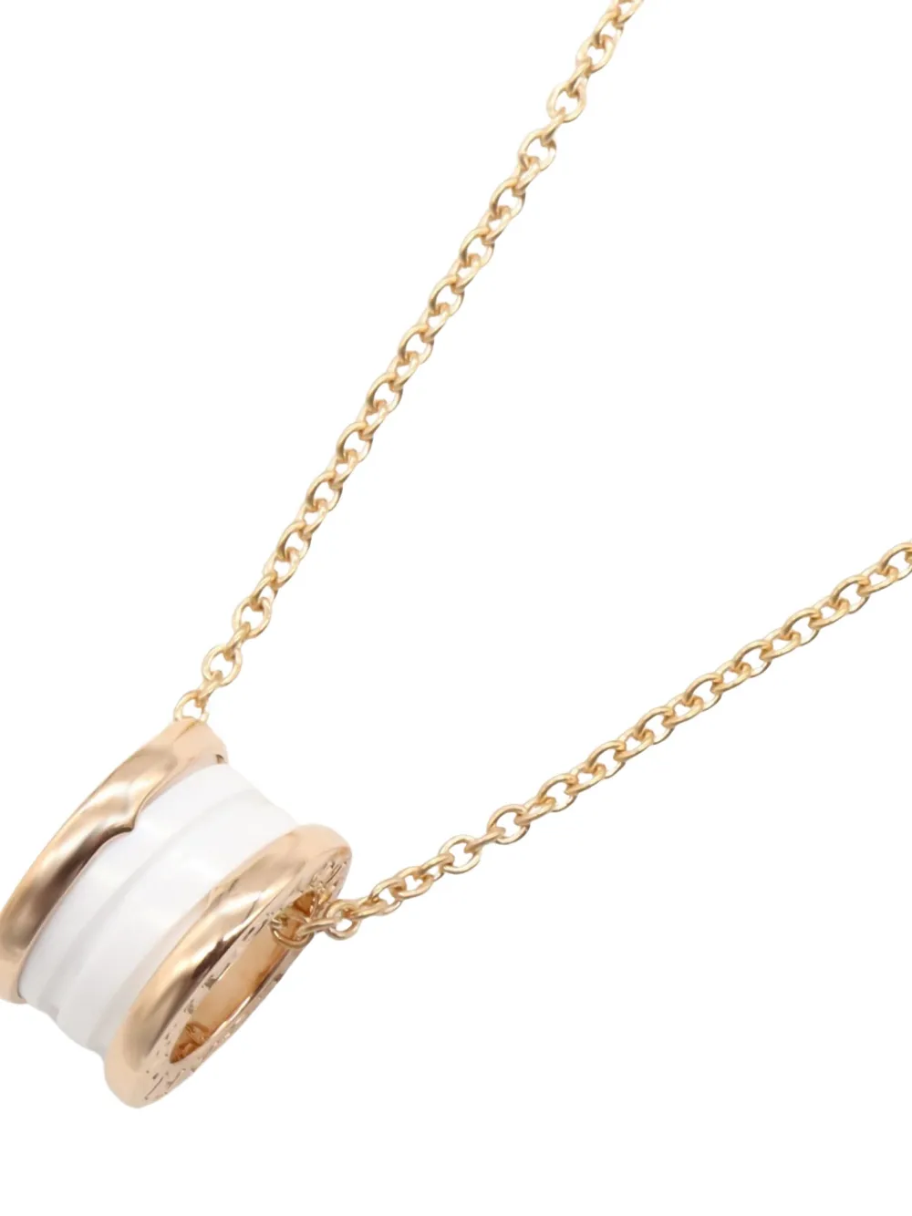Bvlgari Pre-Owned 2010s 18kt rose gold B-zero1 necklace | Women | Image 2