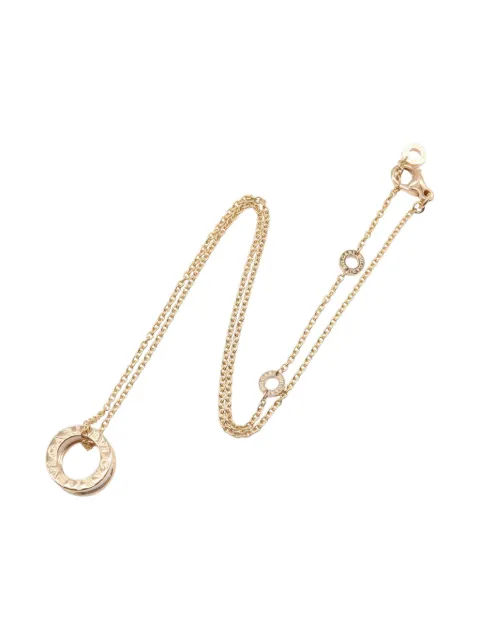 Bvlgari Pre-Owned 2010s 18kt rose gold B-zero1 necklace