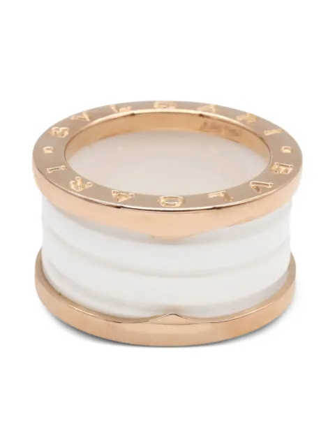 Bvlgari Pre-Owned 2010s 18K rose gold B-zero1 ring