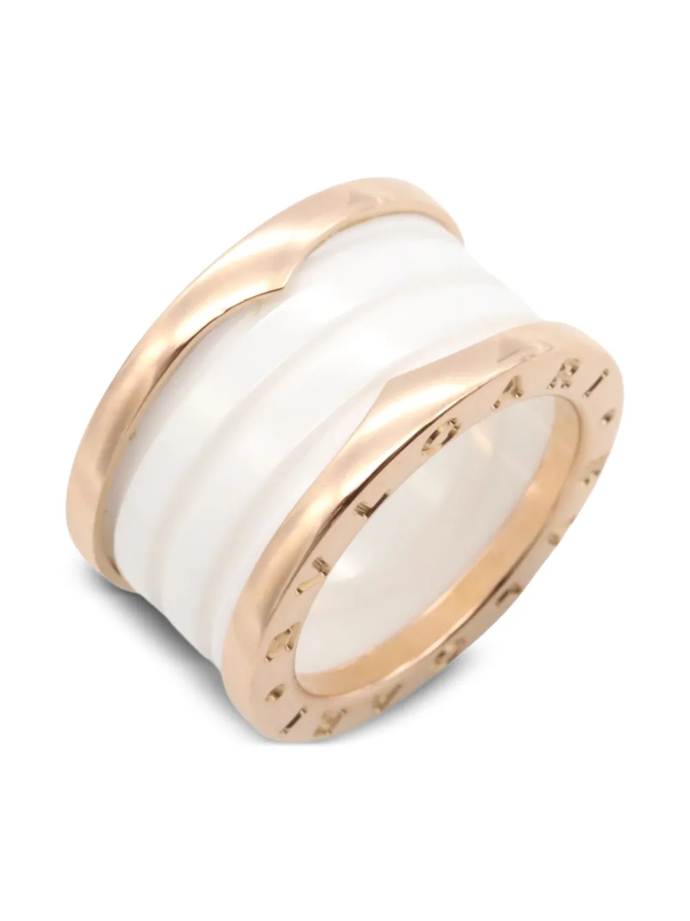 Bvlgari Pre-Owned 2010s 18K rose gold B-zero1 ring | Women | Image 2