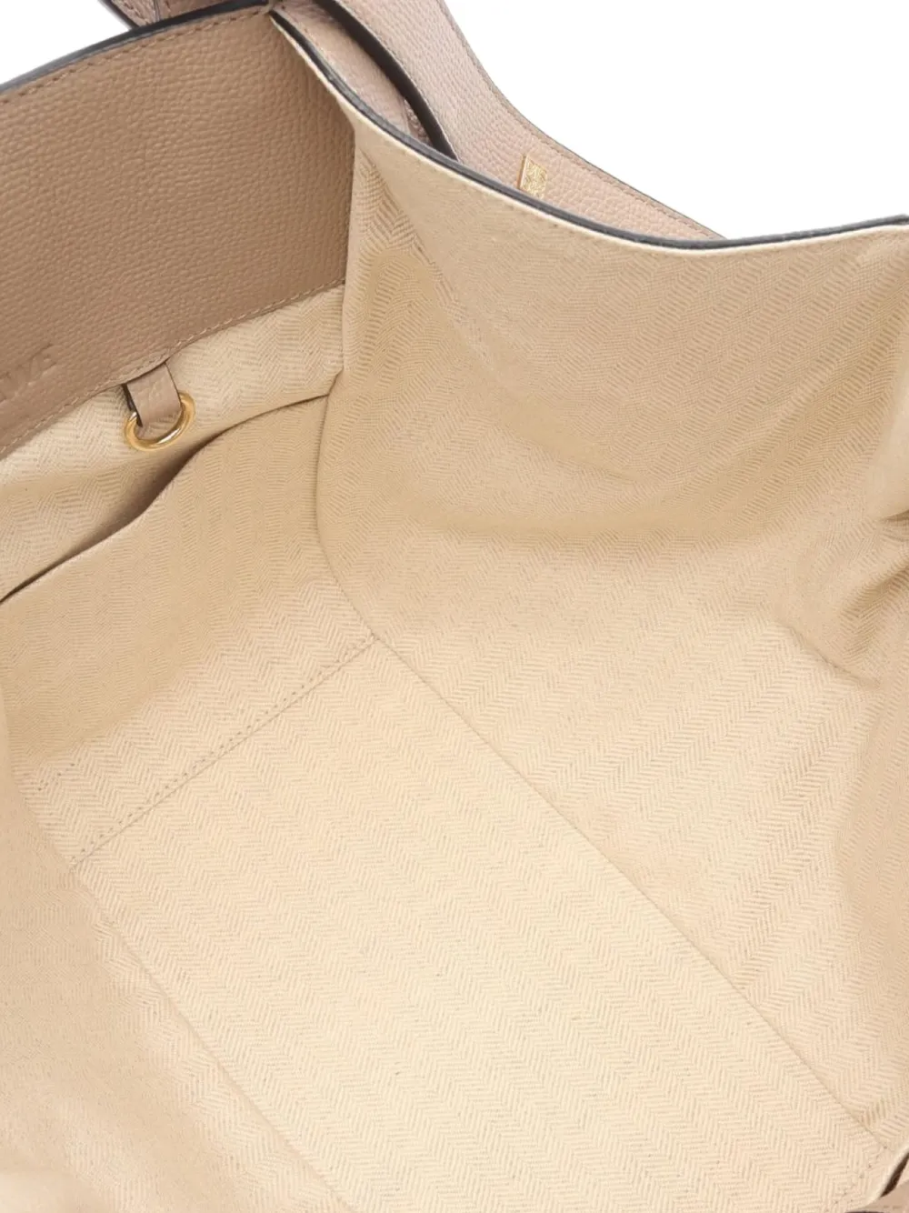 Pre-owned Loewe 2010's Small Hammock Leather Tote Bag In Neutral