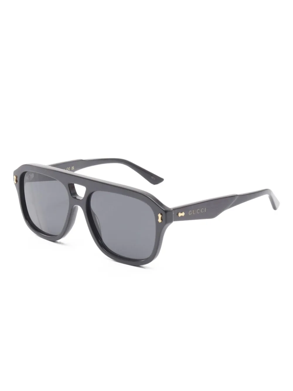 Gucci Pre-Owned 2000s geometric-frame sunglasses | Image 2
