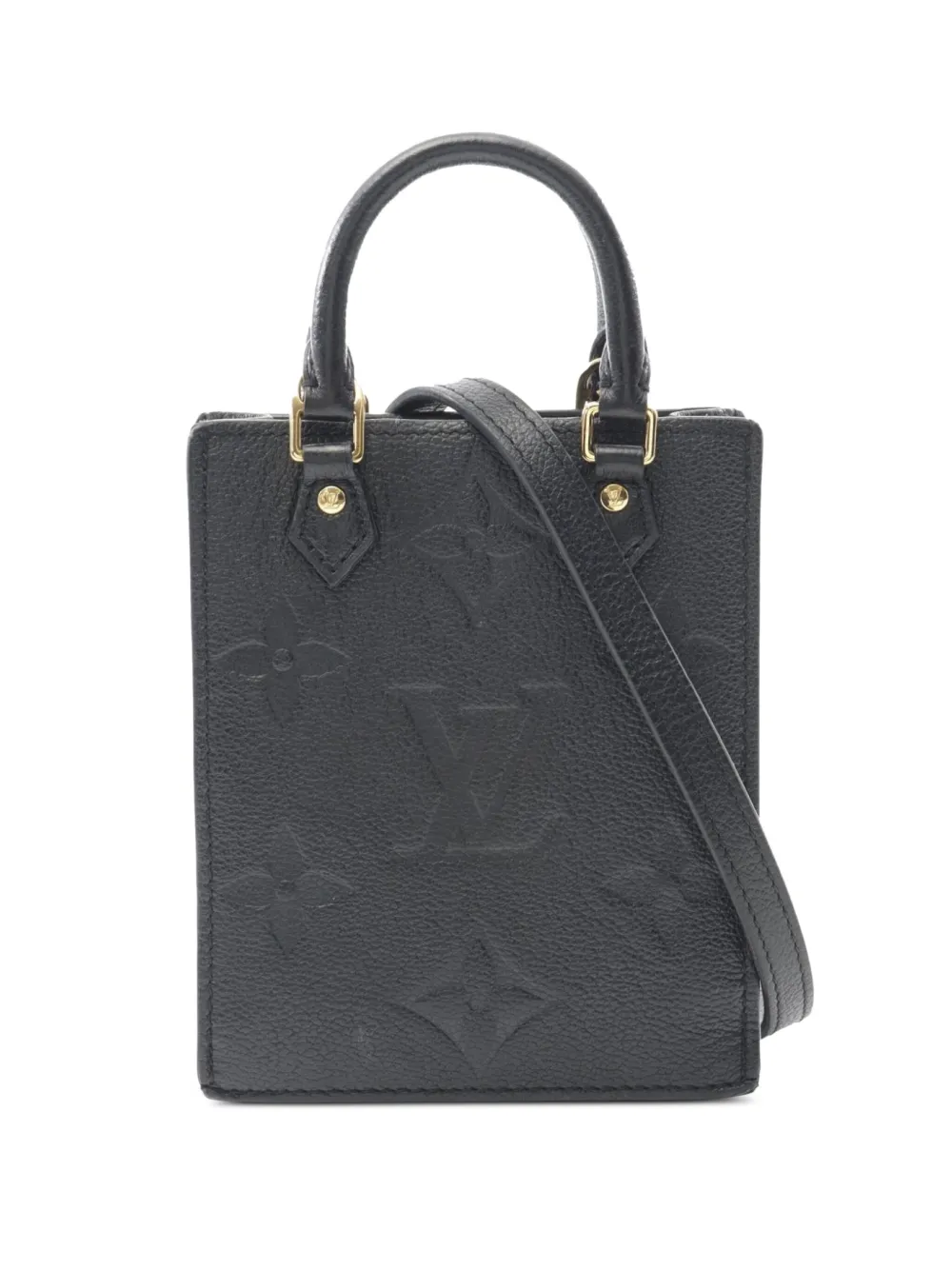 Louis Vuitton Pre-Owned 2021 モノグラム アンプラント サックプラ ハンドバッグ プチ - ブラック Louis Vuitton Pre-Owned 2021 モノグラム アンプラント サックプラ ハンドバッグ プチ - ブラック