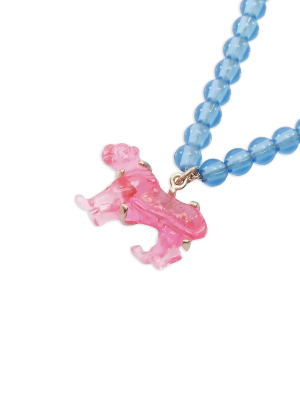 Christian Dior Pre-Owned 2010s Panther-motif beaded necklace | Image 2