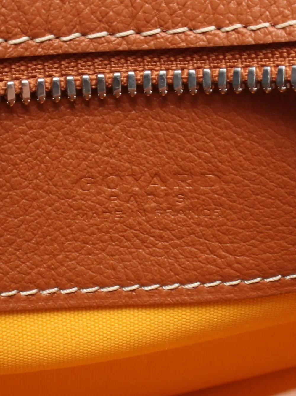 Pre-owned Goyard Small 2010s Hirondelle Leather Shoulder Bag In Brown