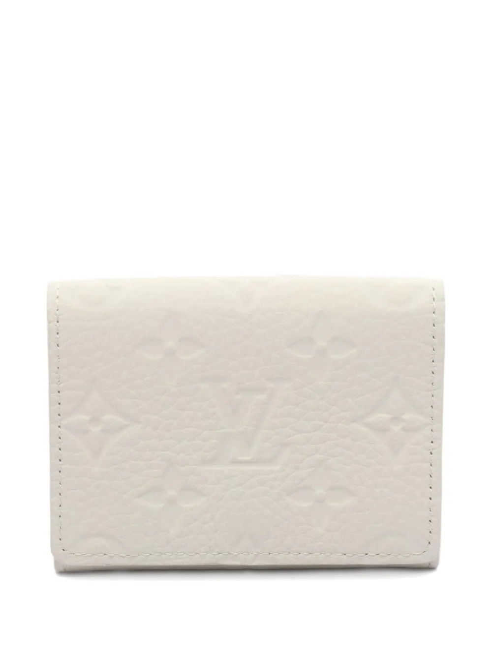 Louis Vuitton Pre-Owned 2021 monogram-debossed wallet | White | Image 1