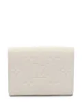 Louis Vuitton Pre-Owned 2021 monogram-debossed wallet - White