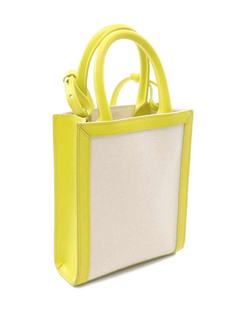 Pre-owned Celine 2010s Mini Vertical Cabas Handbag In Neutral