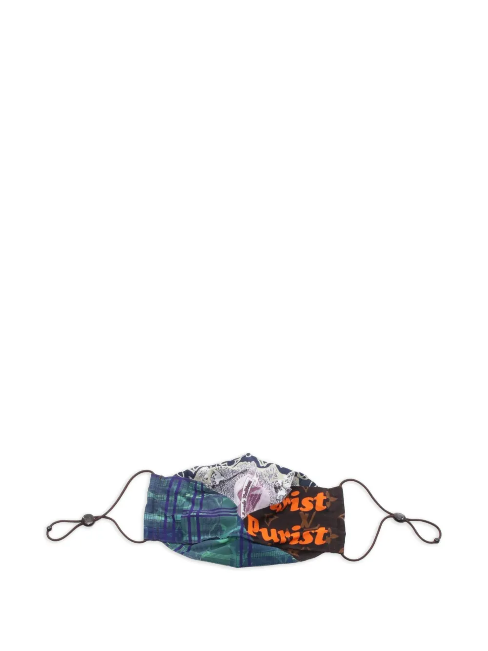 Louis Vuitton Pre-Owned 2021 collage-print mask pouch bandana set | Image 2