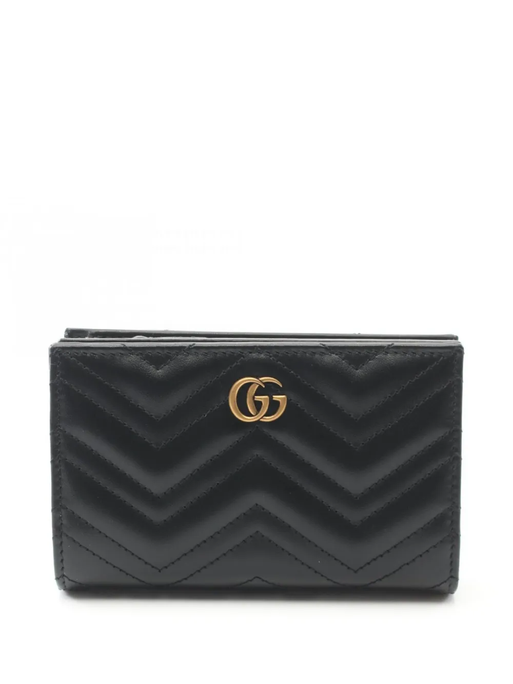 Gucci Pre-Owned 2020s二つ折り財布 - ブラック Gucci Pre-Owned 2020s二つ折り財布 - ブラック