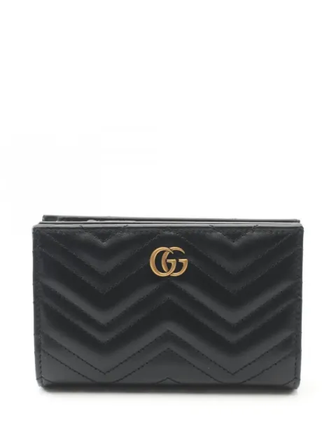 Gucci Pre-Owned 2020s chevron-quilted bi-fold wallet
