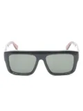 Gucci Pre-Owned 2000s square-frame sunglasses - Black