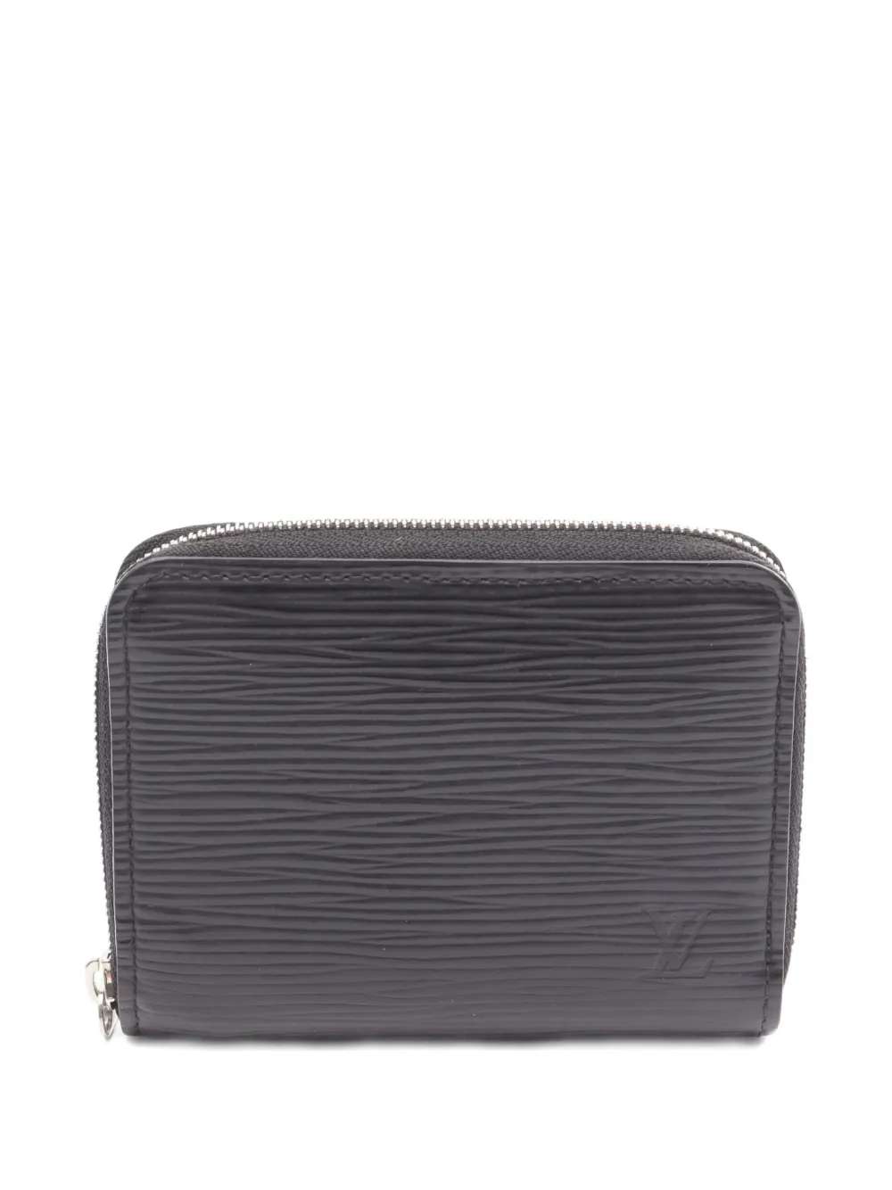 Pre-owned Louis Vuitton 2021 Épi-leather Zippy Coin Purse In Black