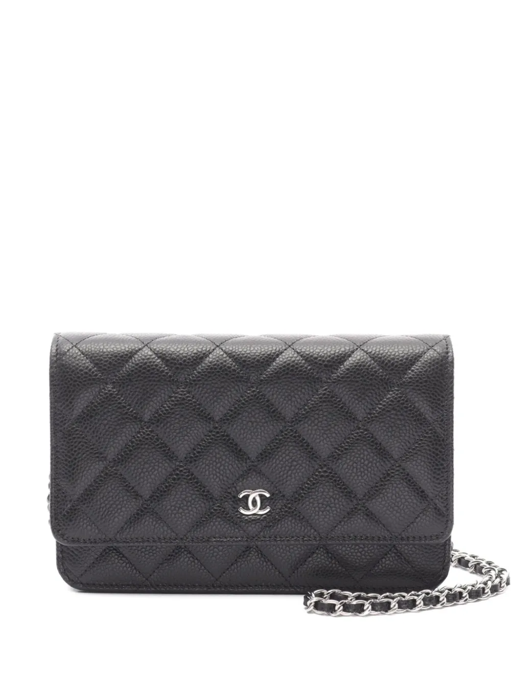 CHANEL Pre-Owned 2021 クラシック フラップ 財布 - ブラック CHANEL Pre-Owned 2021 クラシック フラップ 財布 - ブラック