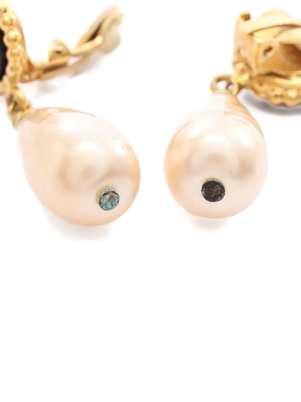 CHANEL 1986-1988 FAUX-PEARL EARRINGS