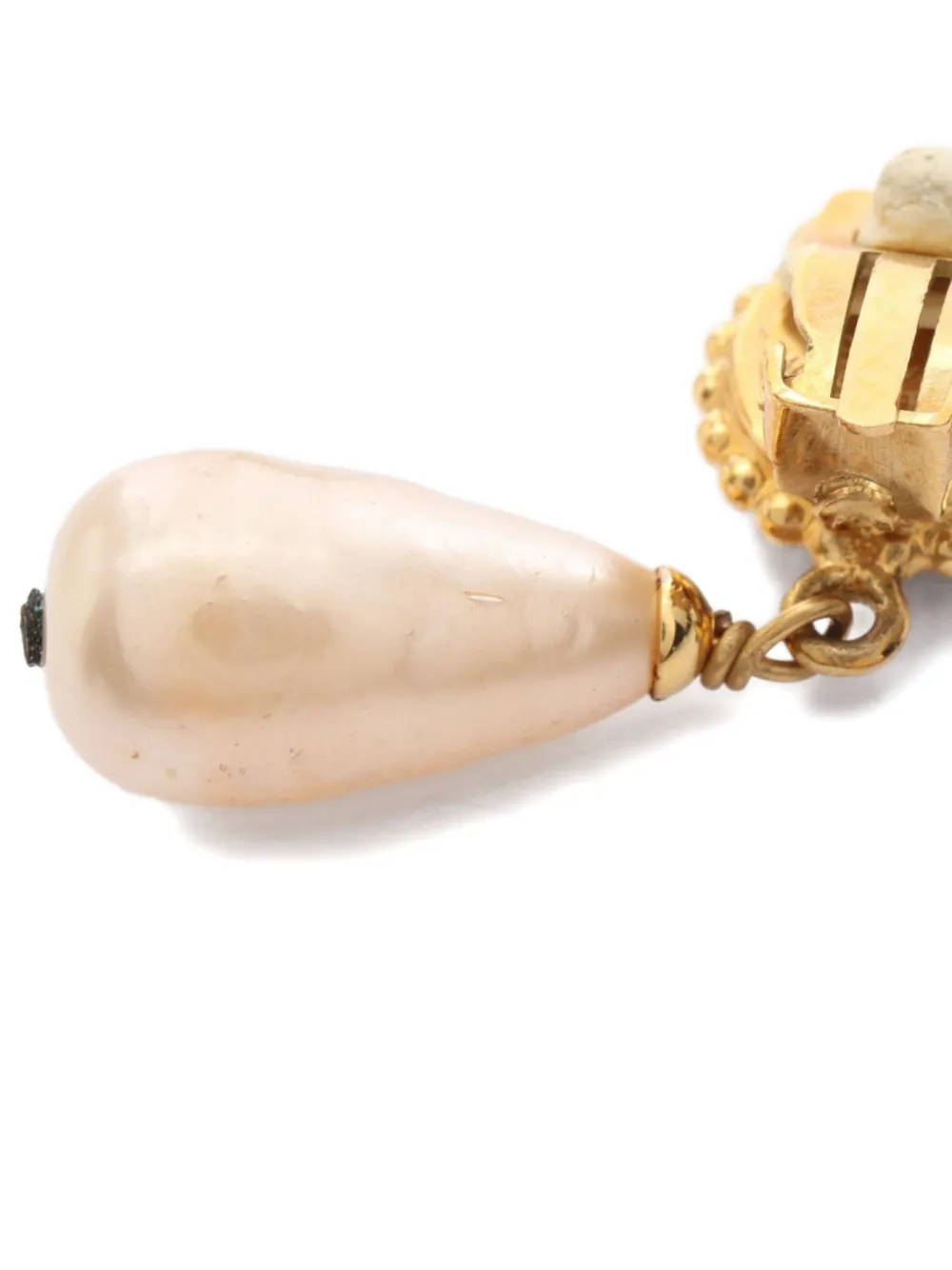 CHANEL 1986-1988 FAUX-PEARL EARRINGS