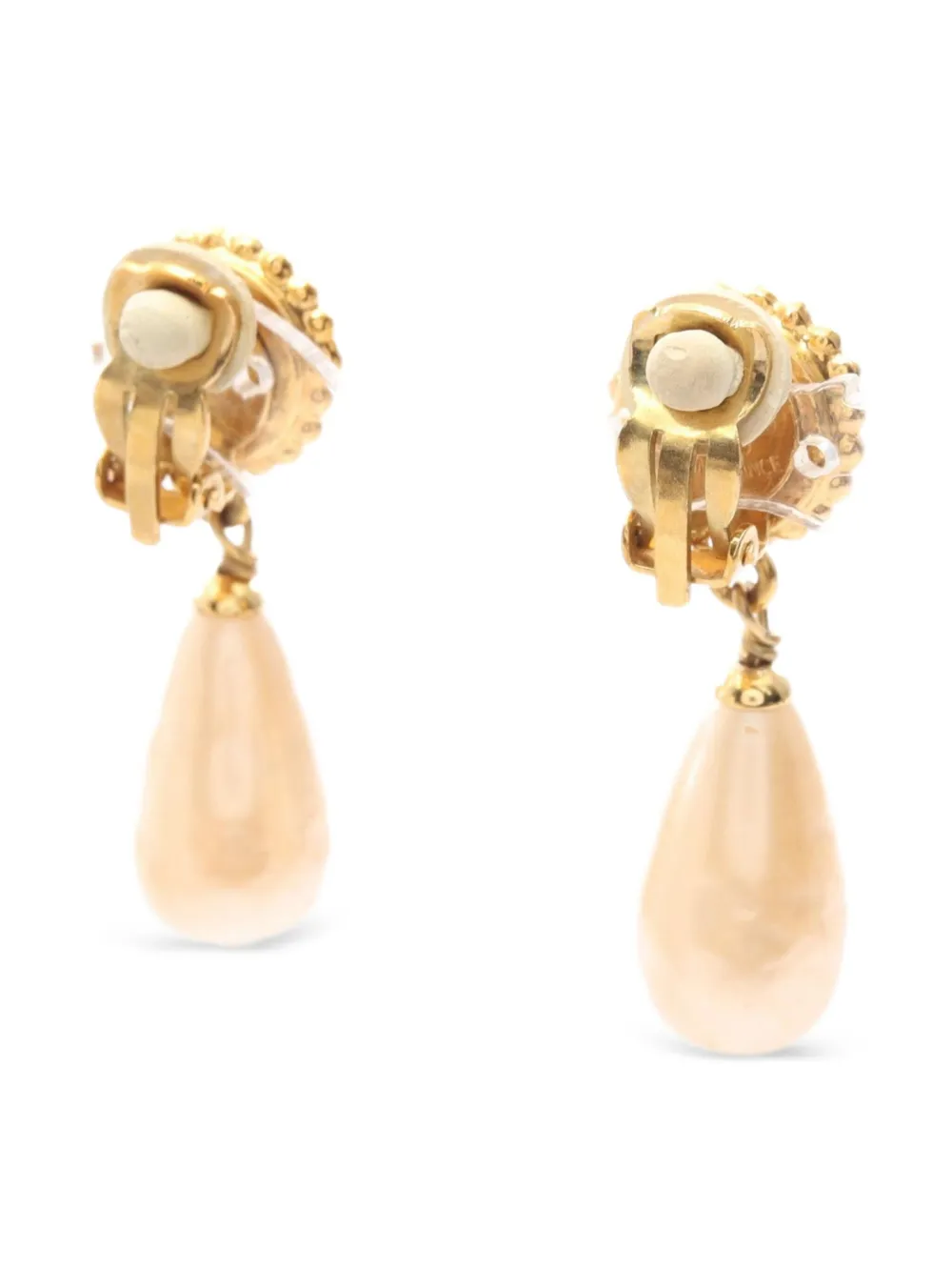 CHANEL Pre-Owned 1986-1988 faux-pearl earrings | Image 2