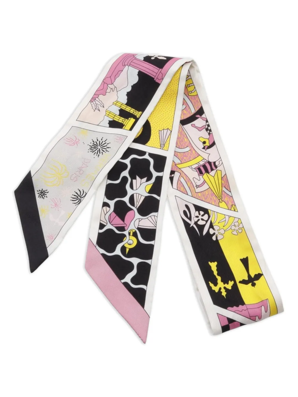 Hermès Pre-Owned 2010s Factory Suite ribbon scarf | Image 2