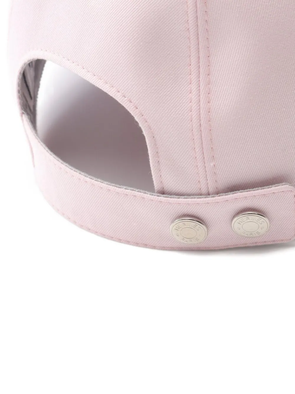 Pre-owned Hermes 20s Serena Baseball Cap In Pink