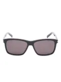 Saint Laurent Pre-Owned 20s rectangle-frame sunglasses - Black
