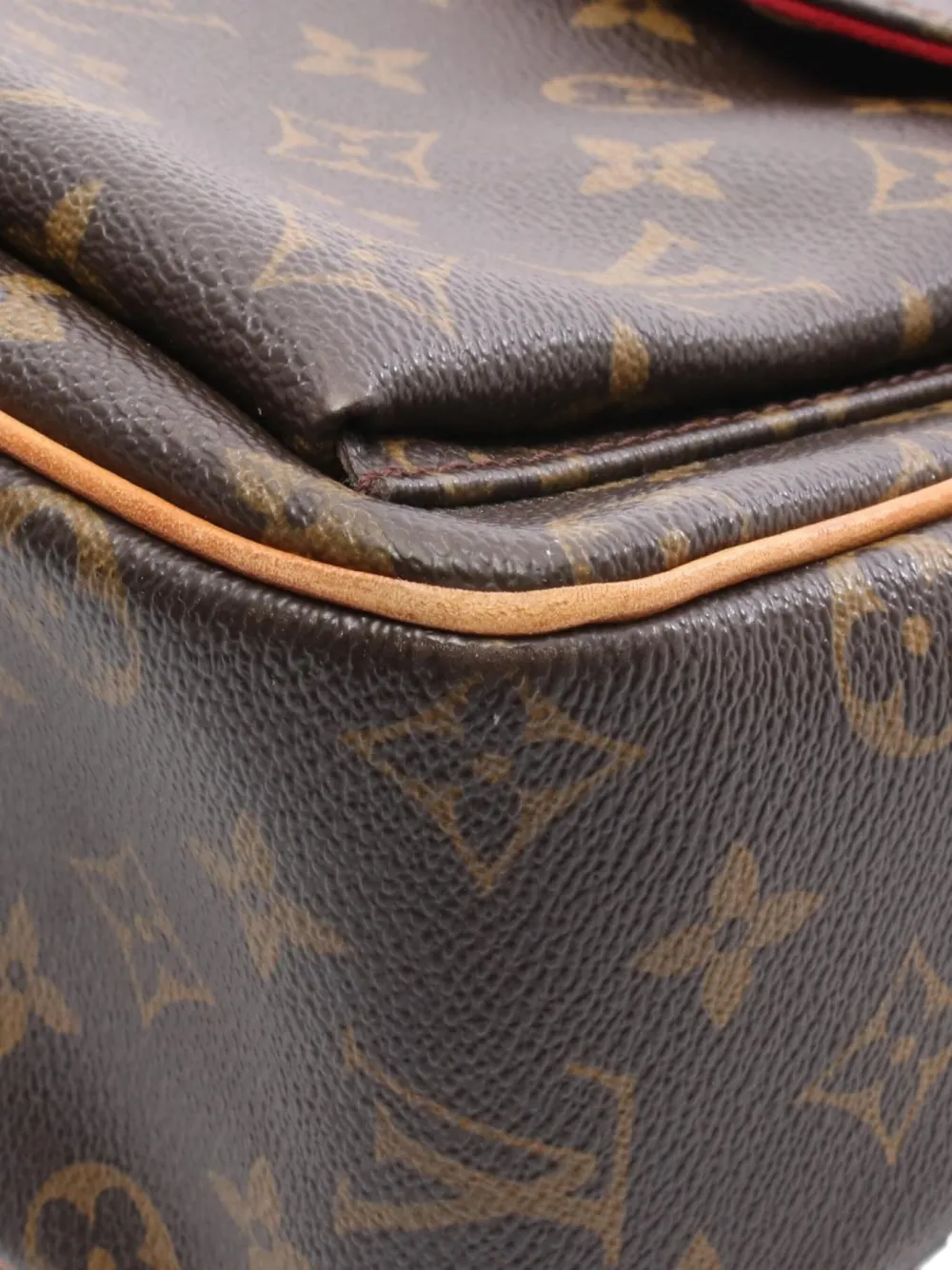 Pre-owned Louis Vuitton 2007 Vivacite Gm Monogram Canvas Shoulder Bag In Brown