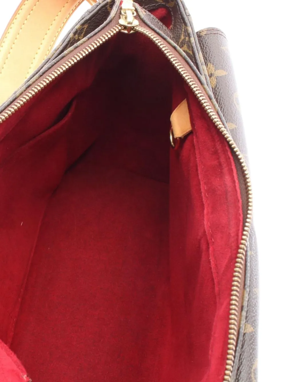 Pre-owned Louis Vuitton 2007 Vivacite Gm Monogram Canvas Shoulder Bag In Brown