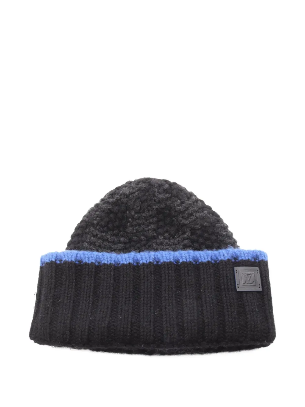 Louis Vuitton Pre-Owned 2018 Damier knit beanie hat | Black | Image 1