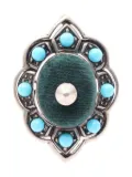 Gucci Pre-Owned 2010s turquoise ring - Silver
