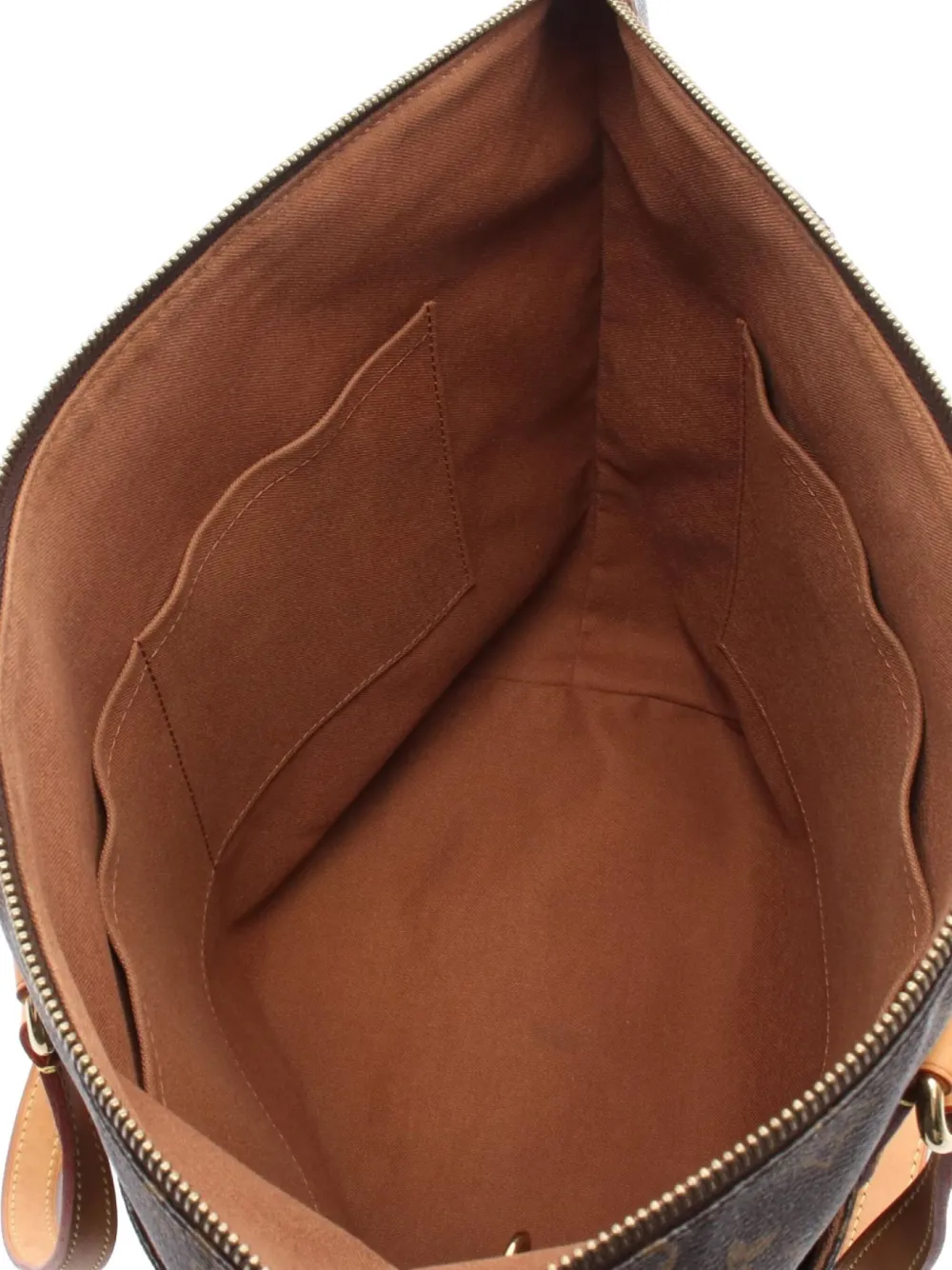 Pre-owned Louis Vuitton 2009 Totally Mm Monogram Tote Bag In Brown