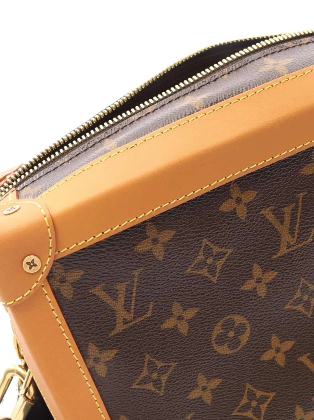Pre-owned Louis Vuitton 2019 Soft Trunk Shoulder Bag In Brown
