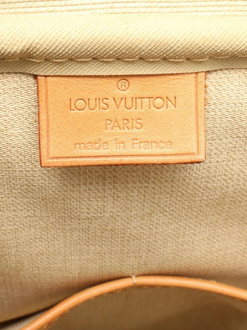 LOUIS VUITTON Pre-owned 1997 Deauville Monogram Top-handle Handbag In Brown