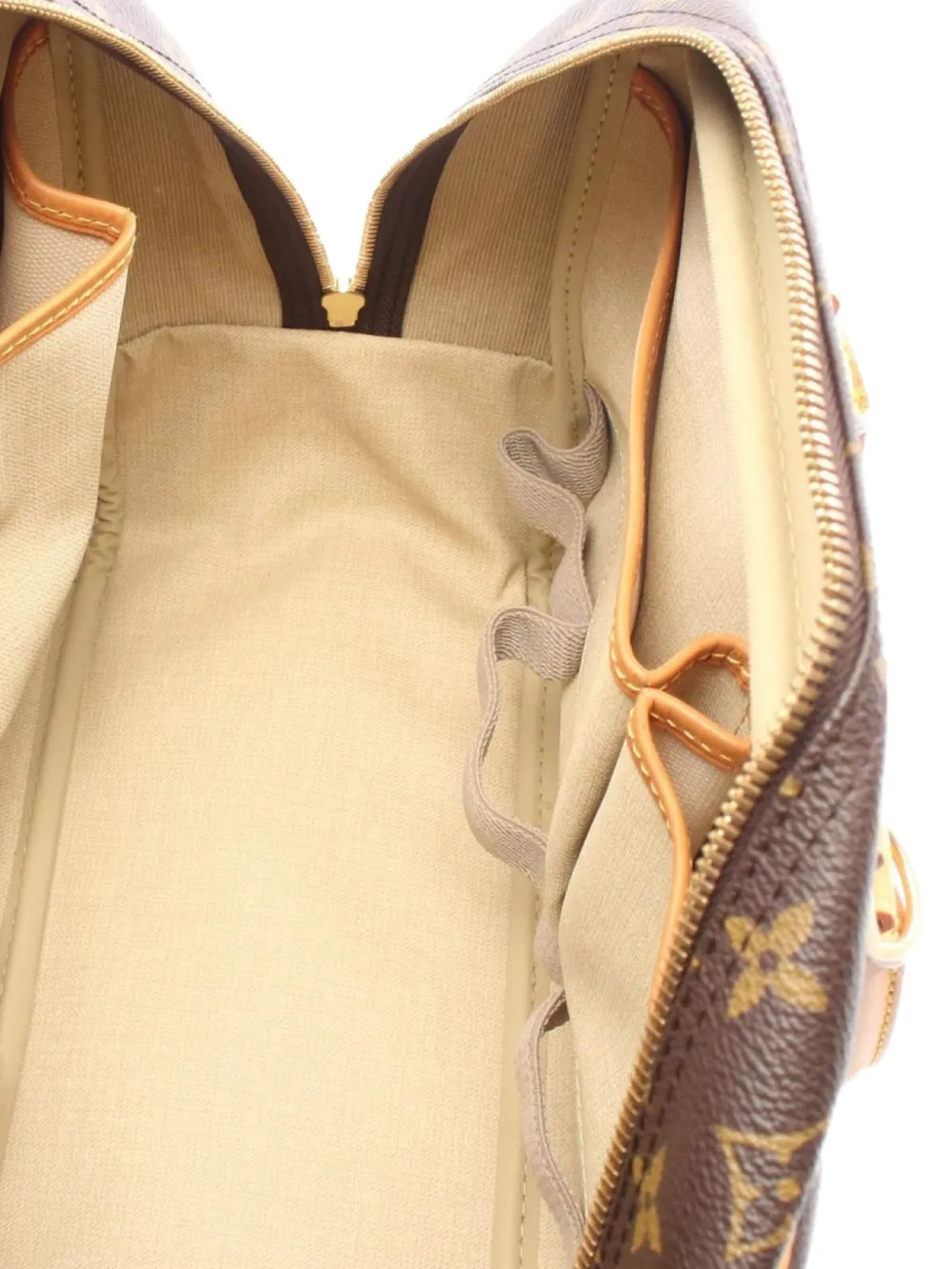 LOUIS VUITTON Pre-owned 1997 Deauville Monogram Top-handle Handbag In Brown