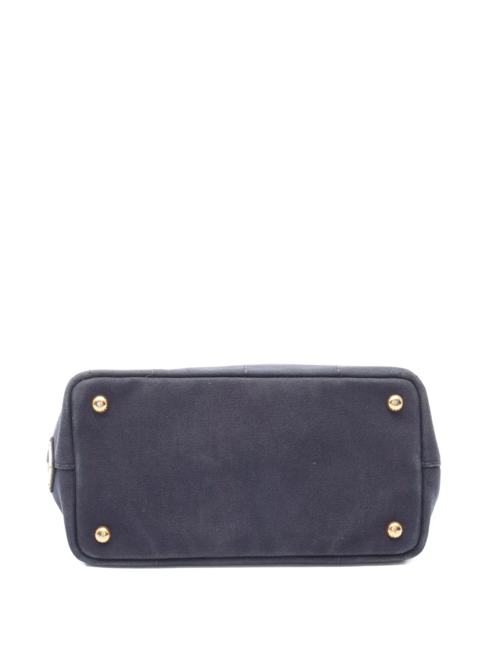 Pre-owned Prada 2000's Canapa Tote Bag In Blue