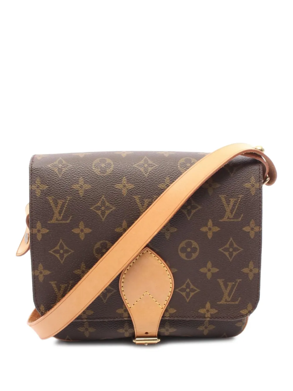 Louis Vuitton Pre-Owned 1995 monogram Cartesier shoulder bag - Marrone