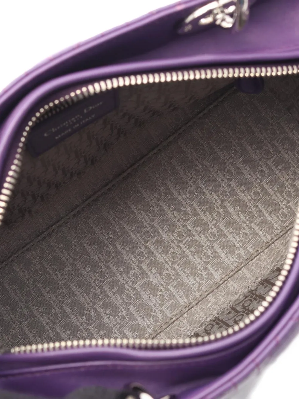 2000s Lady Dior Quilted Leather Handbag
