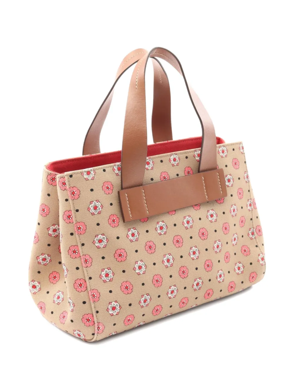 Miu Miu Pre-Owned 2010s floral-print tote bag | Image 2