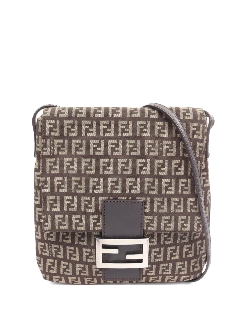 Fendi Pre-Owned 2000s Zucchino shoulder bag | Brown | Image 1