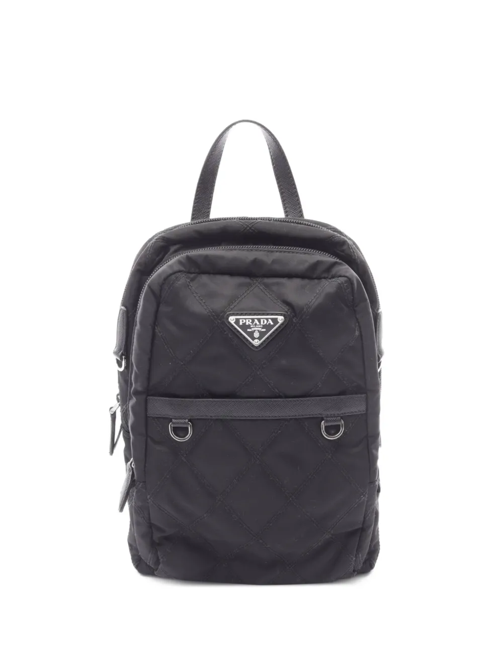 Prada Pre-Owned mochila capitonada 2010 | negro | Image 1