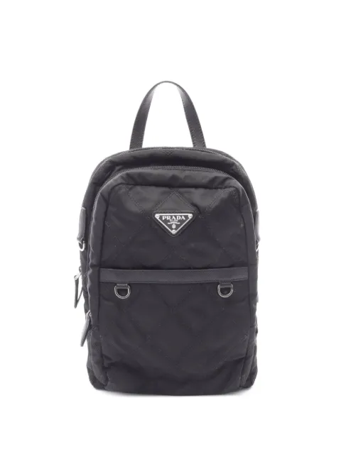 Prada Pre-Owned 2010s quilted backpack