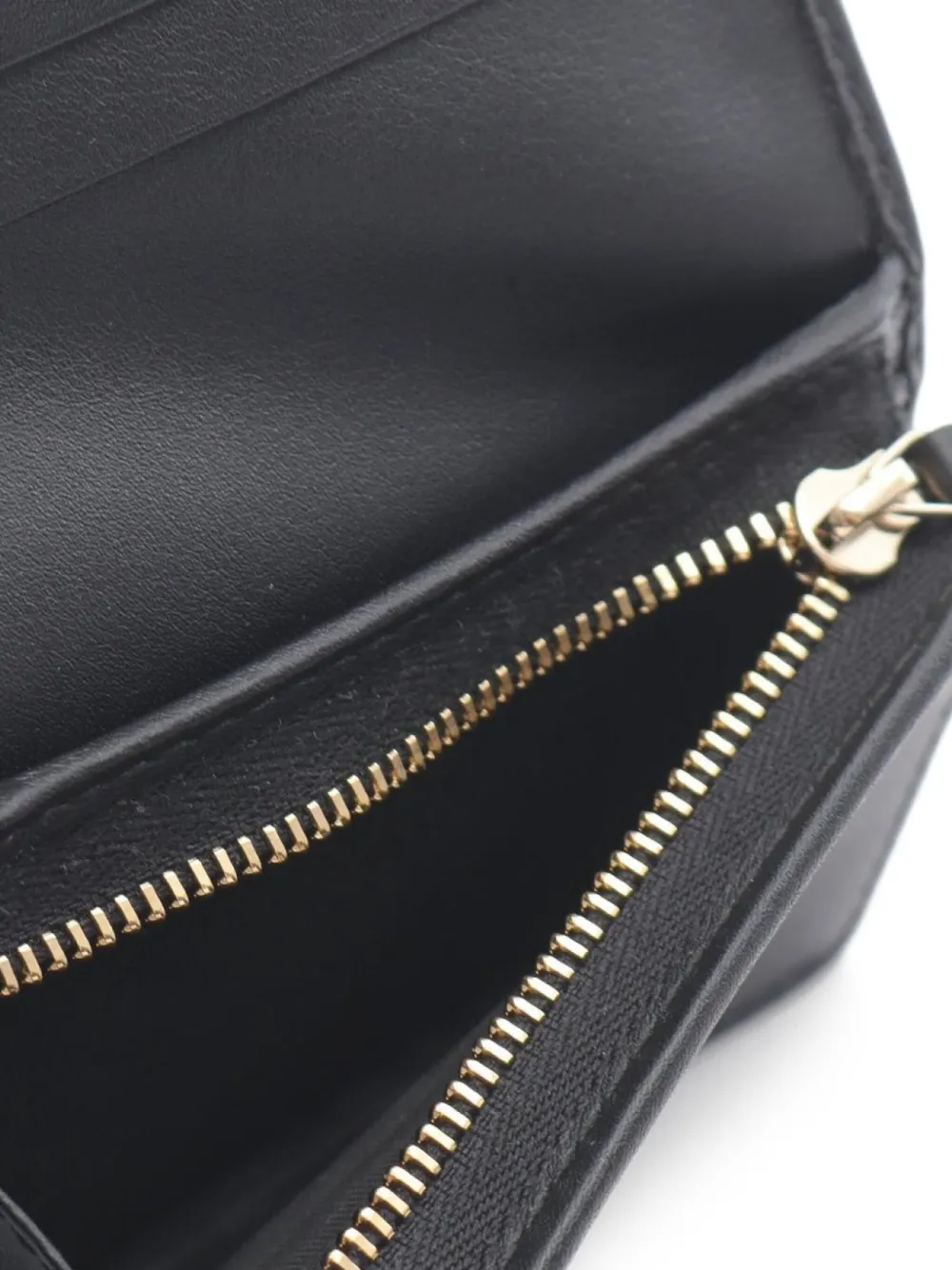 Pre-owned Gucci 2020's Gg-pattern Horsebit-detail Wallet In Neutral