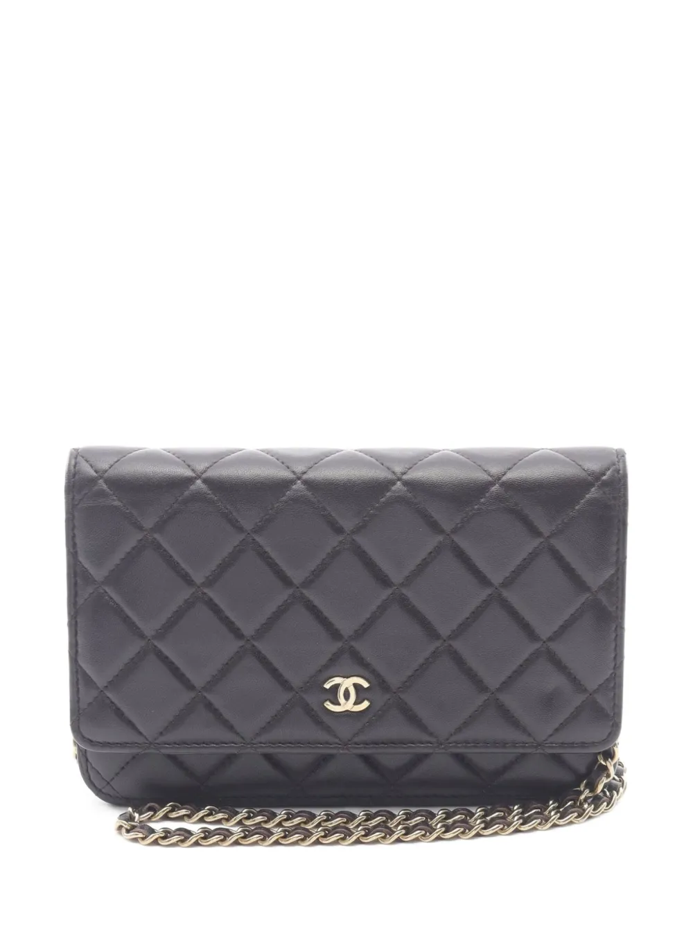 CHANEL Pre-Owned 2021 マテラッセ チェーンウォレット - ブラウン CHANEL Pre-Owned 2021 マテラッセ チェーンウォレット - ブラウン